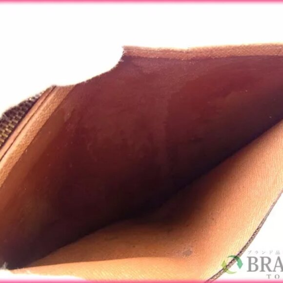 Louis Vuitton Wallet Purse zipper wallet Monogram Woman Authentic Used Y154 - Picture 3 of 5